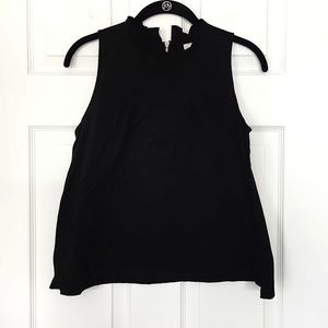 GAP black mock neck top